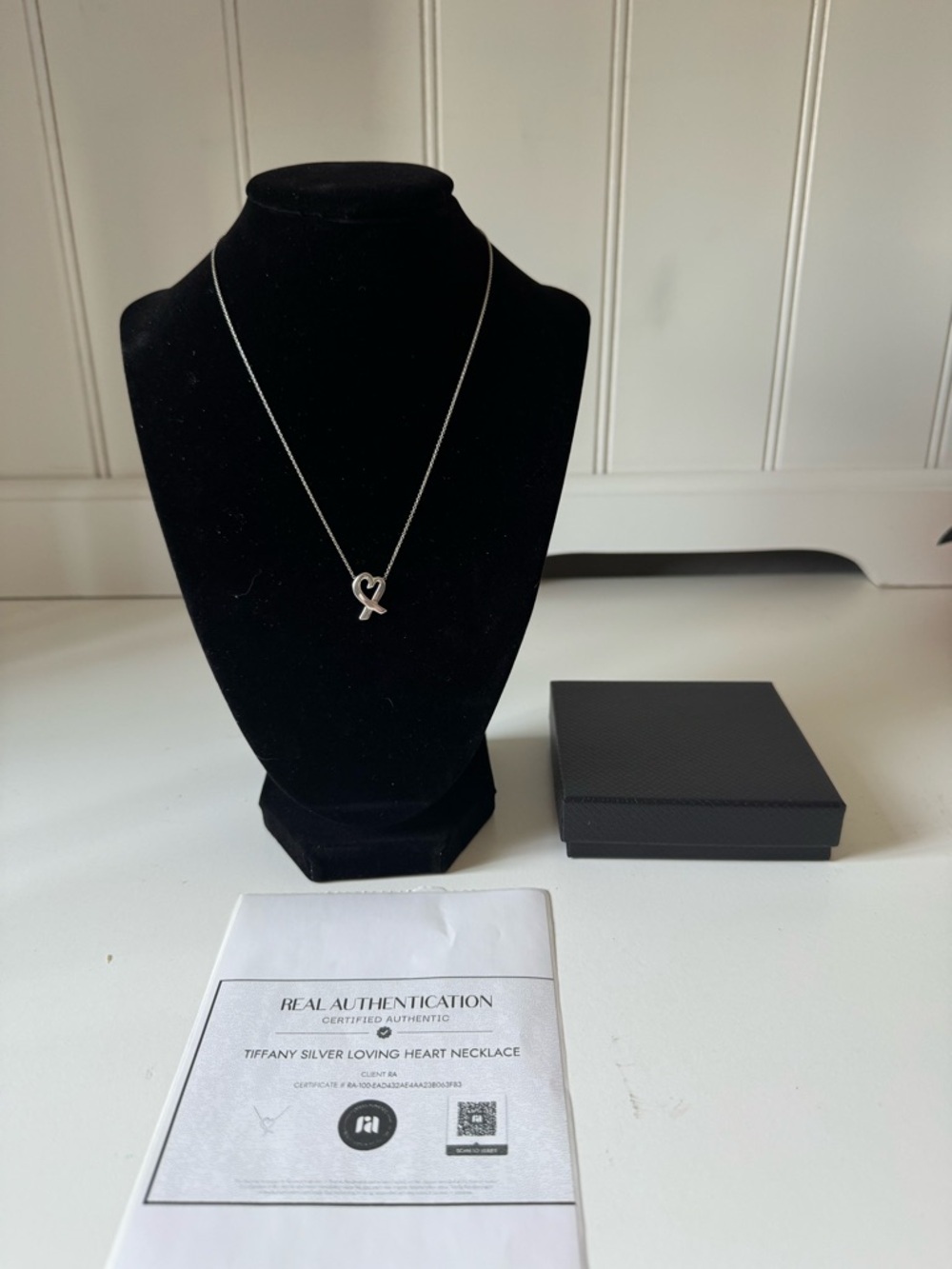 Tiffany & Co. Women’s 925 Loving Heart Silver Pendant Necklace - Picture 6 of 7